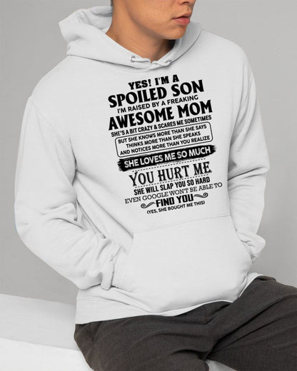 SPOILED SON T-SHIRT - GIFT FROM MOM - NTTD00 (SKU-SPW-00)