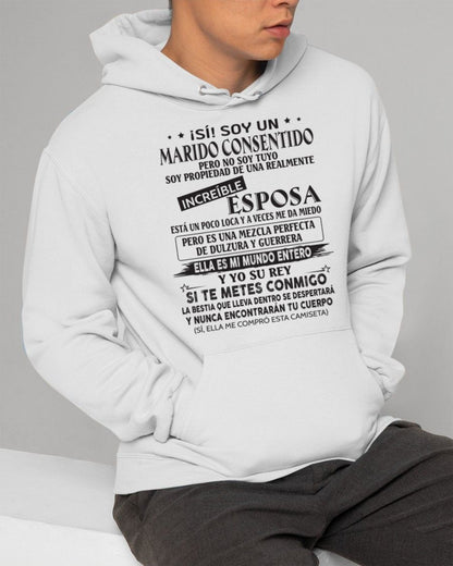 CAMISETA DIVERTIDA DE ESPOSO CONSENTIDO - NTTD00sp (SKU05-105-00)