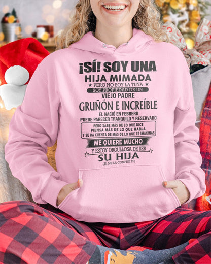 Padre nacido en Febrero - Regalo especial para hija - TBN - T02 (Sku.TbnA16-02)