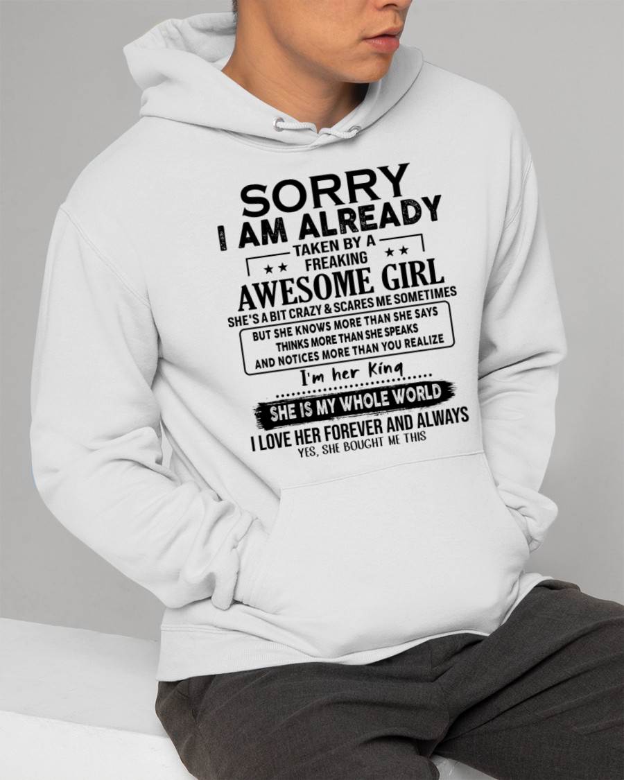 TO MY HUSBAND/BOYFRIEND - TAKEN BY A FREAKING AWESOME GIRL - GIFT FROM WIFE/GIRLFRIEND - NTTD00 (SKU.AT16-00)