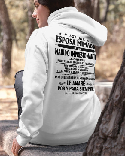 Abril - Marido impresionante nacido en abril - Regalo especial para tu esposa - T04 (SKU05-81-04)