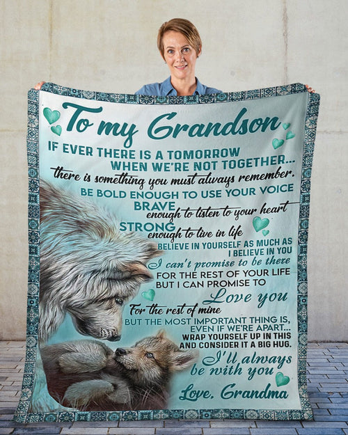 To My Grandson Blanket From Grandma (SKUB10-148)