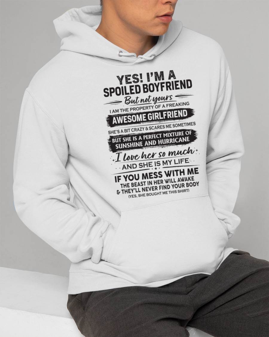 I'M A SPOILED BOYFRIEND - GIFT FROM WIFE/GIRLFRIEND - NTTD00 (SKU26T-01250-00)
