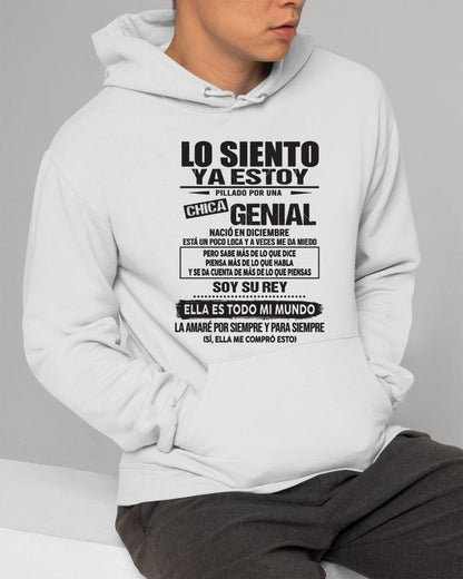 Diciembre Chica Genial - Regalo especial para tu novio - T12 (SKU05-95-12)