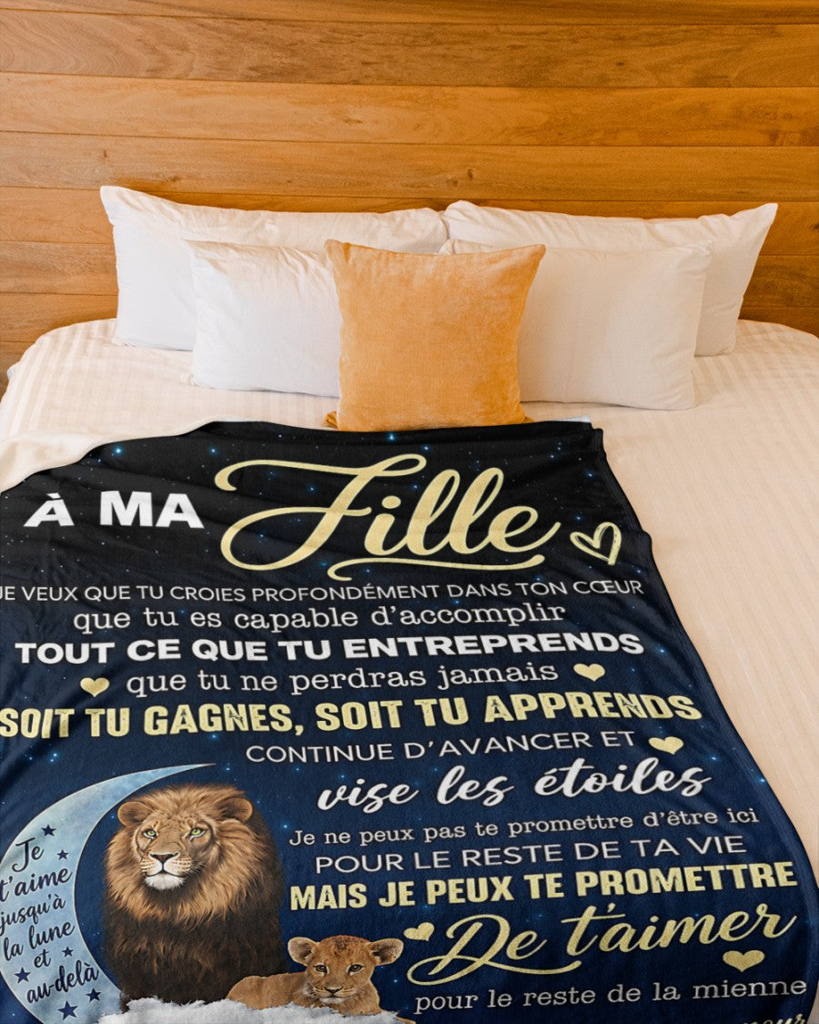 Couverture Cadeau Spéciale Pour Ta Fille - De Papa (SKU2610-79)