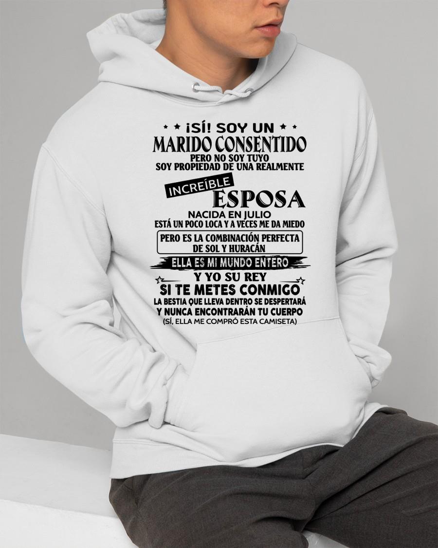 Julio - Esposa increíble - Regalo especial para Marido - T07 (Sku.tbnA4)