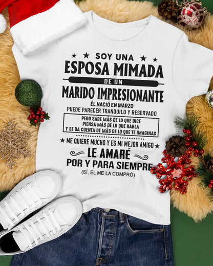 Marzo Marido Impresionante - Regalo especial para Esposa - T03 (Sku.Tbn16)