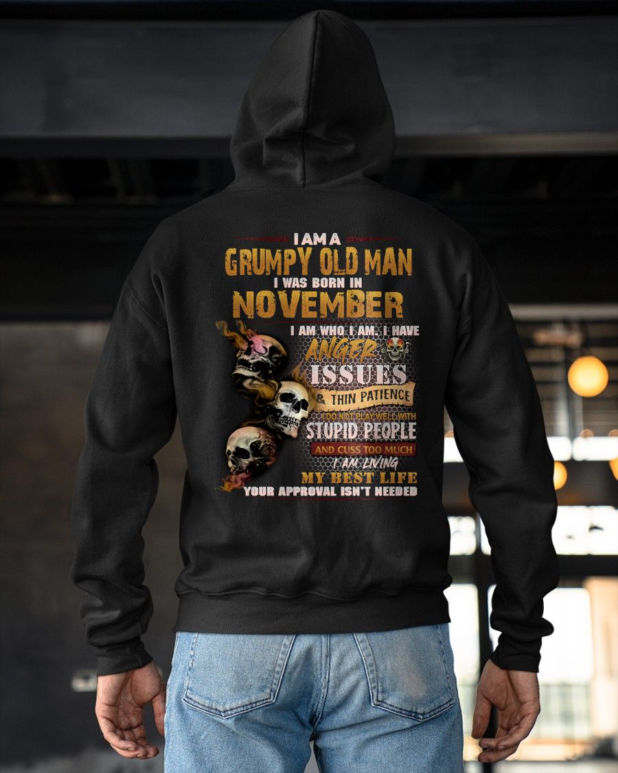 NOVEMBER - DIRTY MIND BUT KNOWS RESPECT - BIRTHDAY T-SHIRT FOR MEN - NTTD11 (SKU08-84-11)