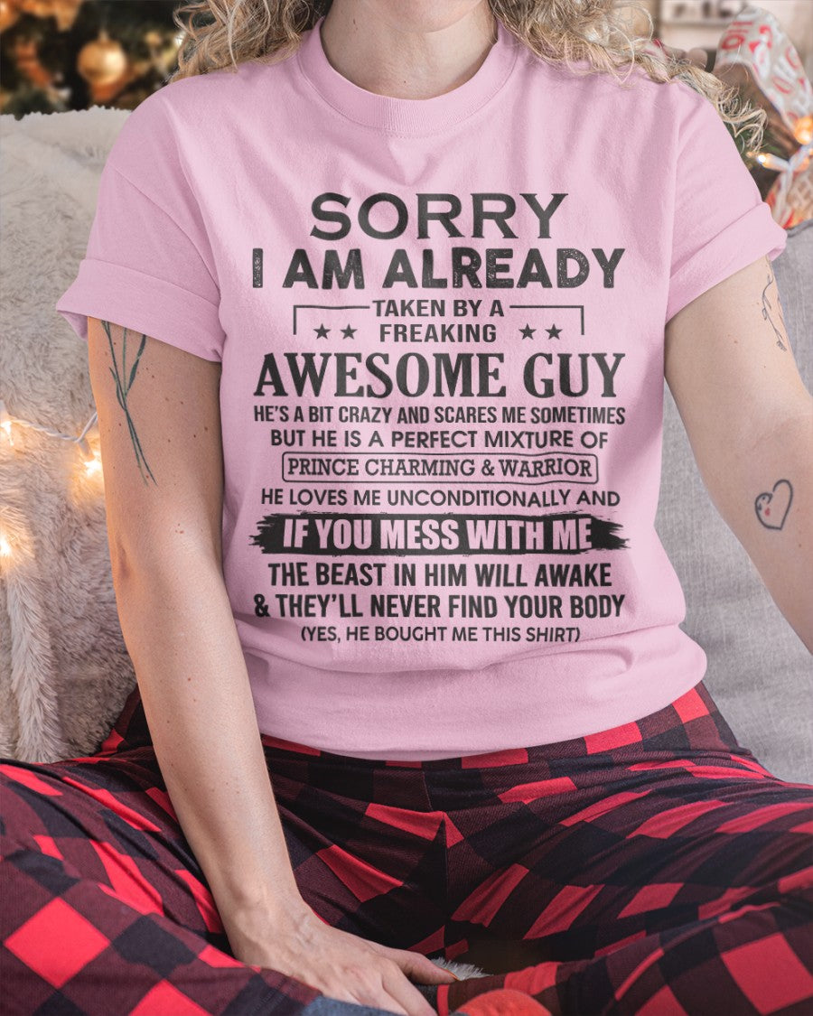 I’M ALREADY TAKEN T-SHIRT – GIFT FROM BOYFRIEND NTTD00 (SKU08-31-00)