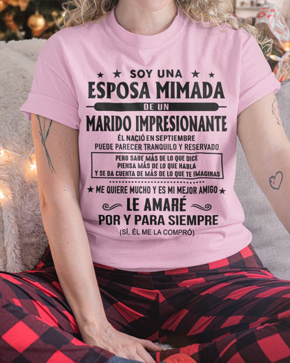 Septiembre Marido Impresionante - Regalo especial para Esposa - T09 (Sku.Tbn16-09)
