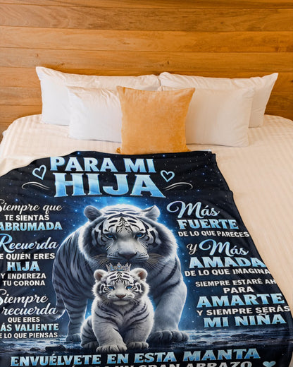 MANTA PARA HIJA – REGALO DE COMODIDAD Y CALOR DE MAMÁ Manta acolchada de forro polar Sherpa NTTDsp (SKU2610-117)