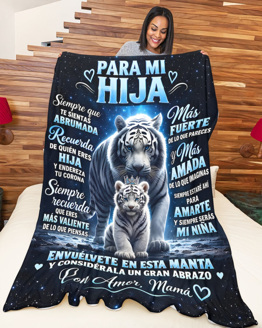 MANTA PARA HIJA – REGALO DE COMODIDAD Y CALOR DE MAMÁ Manta acolchada de forro polar Sherpa NTTDsp (SKU2610-117)