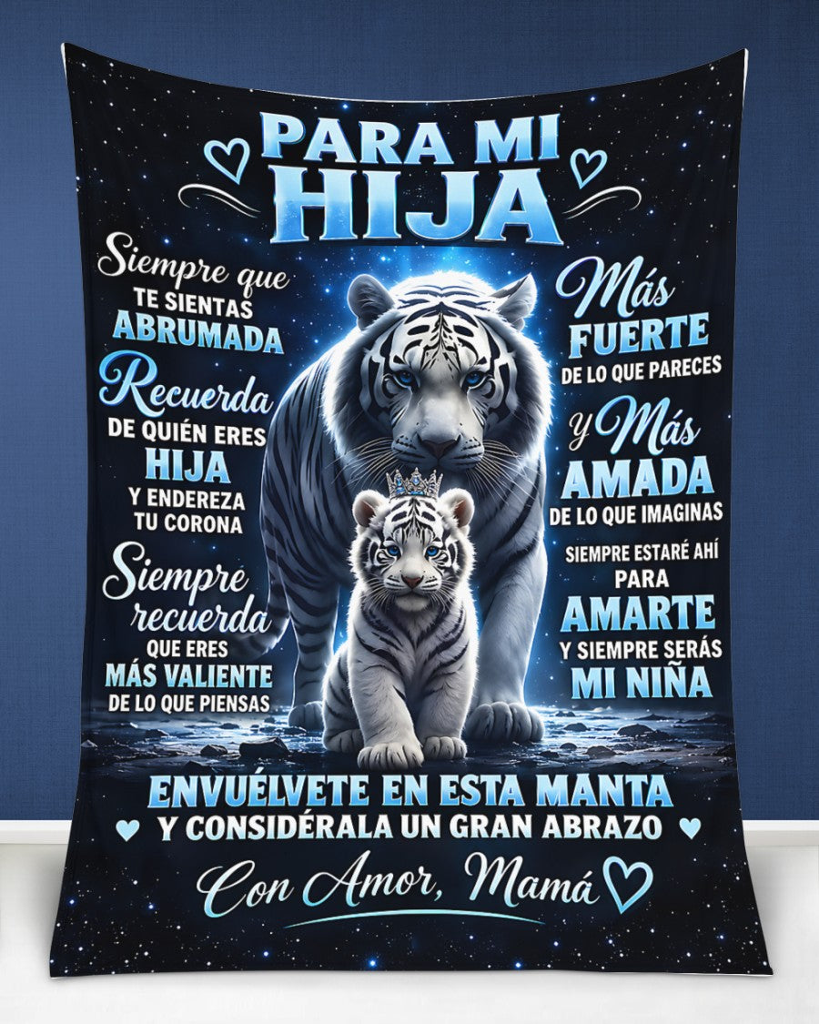 MANTA PARA HIJA – REGALO DE COMODIDAD Y CALOR DE MAMÁ Manta acolchada de forro polar Sherpa NTTDsp (SKU2610-117)