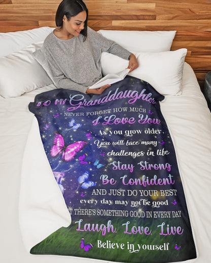 BLANKET FOR GRANDDAUGHTER – COMFORT & WARMTH GIFT 2 NTTD00 (SKUB08-60)