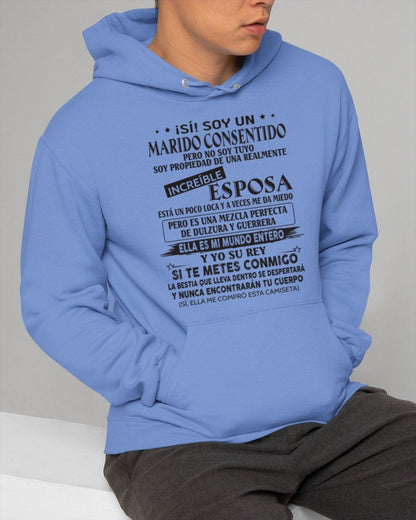 CAMISETA DIVERTIDA DE ESPOSO CONSENTIDO - NTTD00sp (SKU05-105-00)