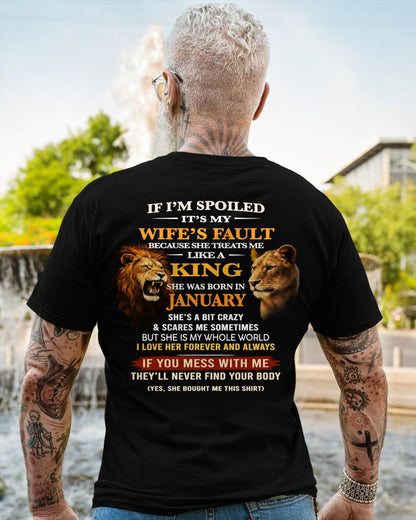 JANUARY - SPOILED HUSBAND - GIFT FROM WIFE - NTTD01 (SKU26T-01-60-01)