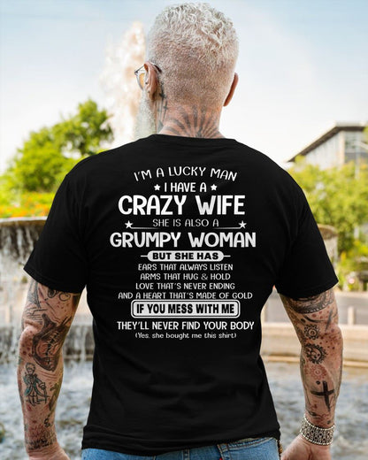 LUCKY MAN OF A GRUMPY WIFE  - GIFT FROM WIFE - NTTD00 (SKU12-277-00)