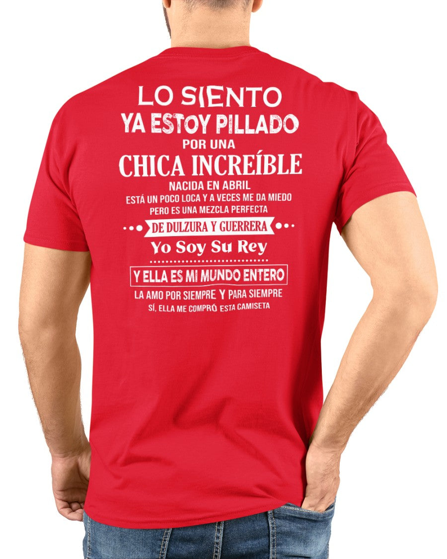 Abril Chica Increíble - Regalo especial para tu novio - T04 (SKU04-112)