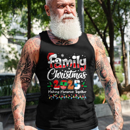 Family Christmas 2025 Matching Outfit Xmas Squad Santa T-Shirt - Christmas Unisex T-Shirt/Hoodie/Sweatshirt - HNDS00