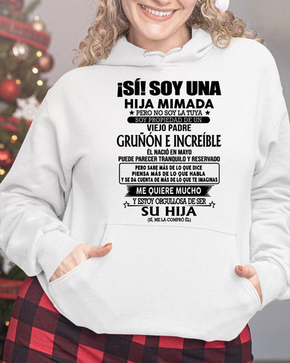(Mayo) Padre Increíble - Regalo especial para hija - T05 (Sku.TbnA16)