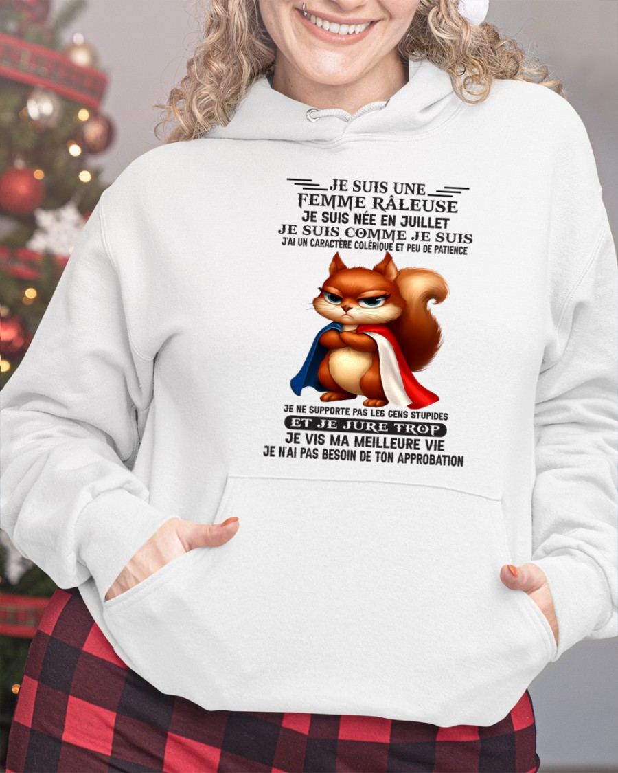 JUILLET - FEMME GRINCHEUSE - CADEAU D’ANNIVERSAIRE POUR FEMME - NTTD07fr (SKU09-87-07)