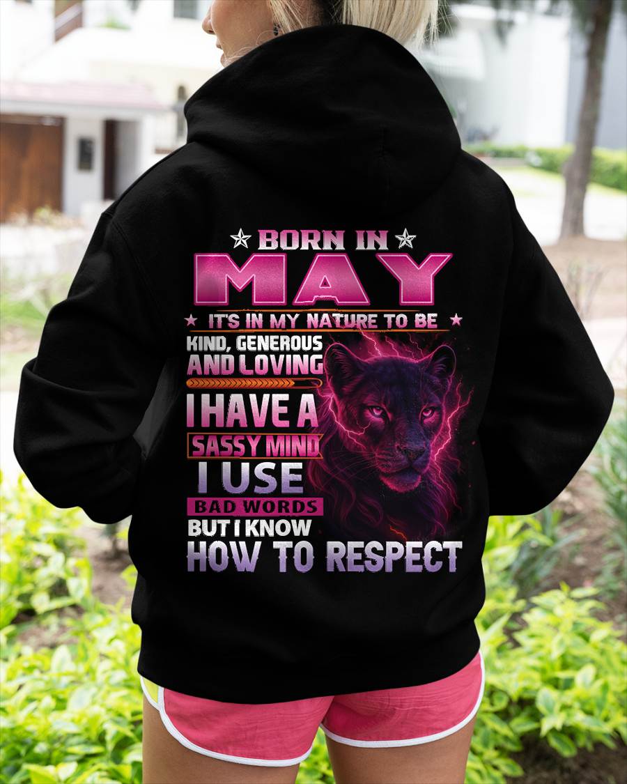 MAY - I HAVE A SASSY MIND - BIRTHDAY GIFT FOR WOMEN - NTTD05 (SKU09-24-05)