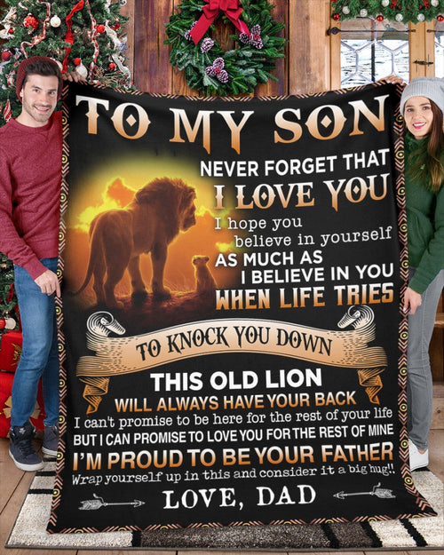 To my Son Love, dad - Blanket (SKUB-NTTD-03)