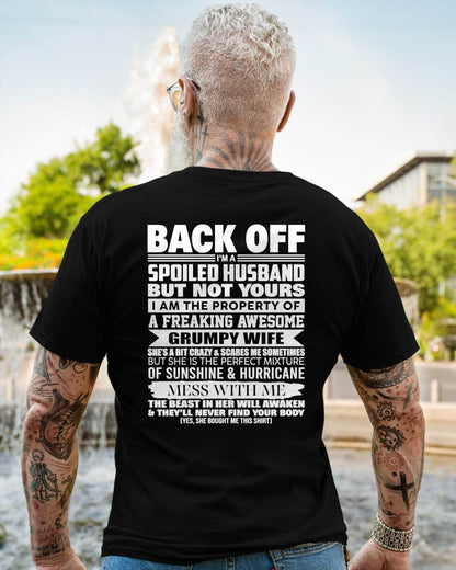BACK OFF! I'M A SPOILED HUSBAND - GIFT FROM WIFE - NTTD00 (SKU2604-320-00)