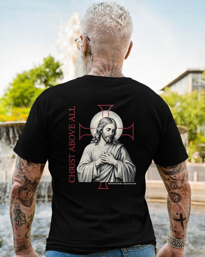 CHRIST ABOVE ALL  - CHRISTIAN T-SHIRT - FOR MEN NTTD00 (SKU2608-137)