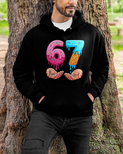 ICE CREAM 6 7 - UNISEX MEME T-SHIRT - NTTD00
