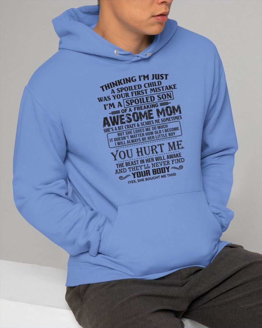 SPOILED SON T-SHIRT - GIFT FROM MOM - NTTD00 (SKU09-08-00)