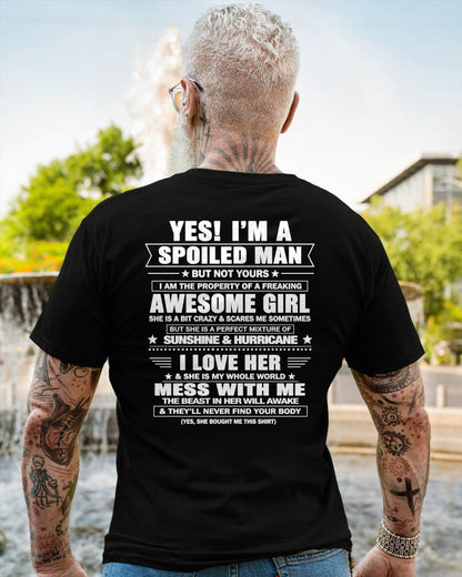 YES! I'M A SPOILED MAN - GIFT FROM WIFE - NTTD00 (SKU2608-488-00)
