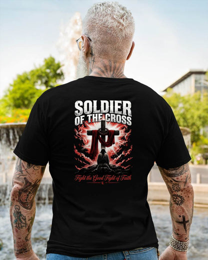 SOLDIER OF THE CROSS - CHRISTIAN T-SHIRT - FOR MEN NTTD00 (SKU2608-132)