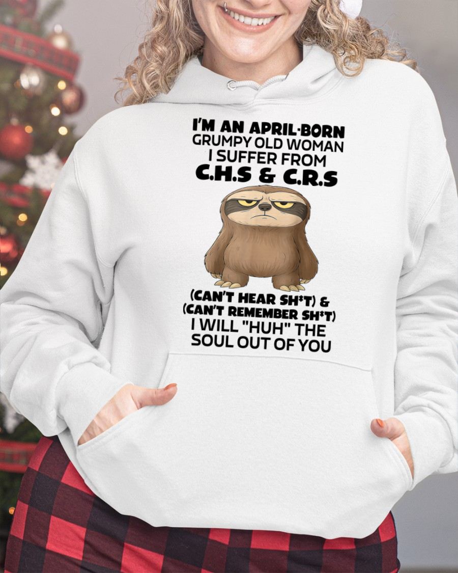APRIL - GRUMPY OLD WOMAN - BIRTHDAY GIFT FOR WOMEN - NTTD04 (SKU09-21-04)