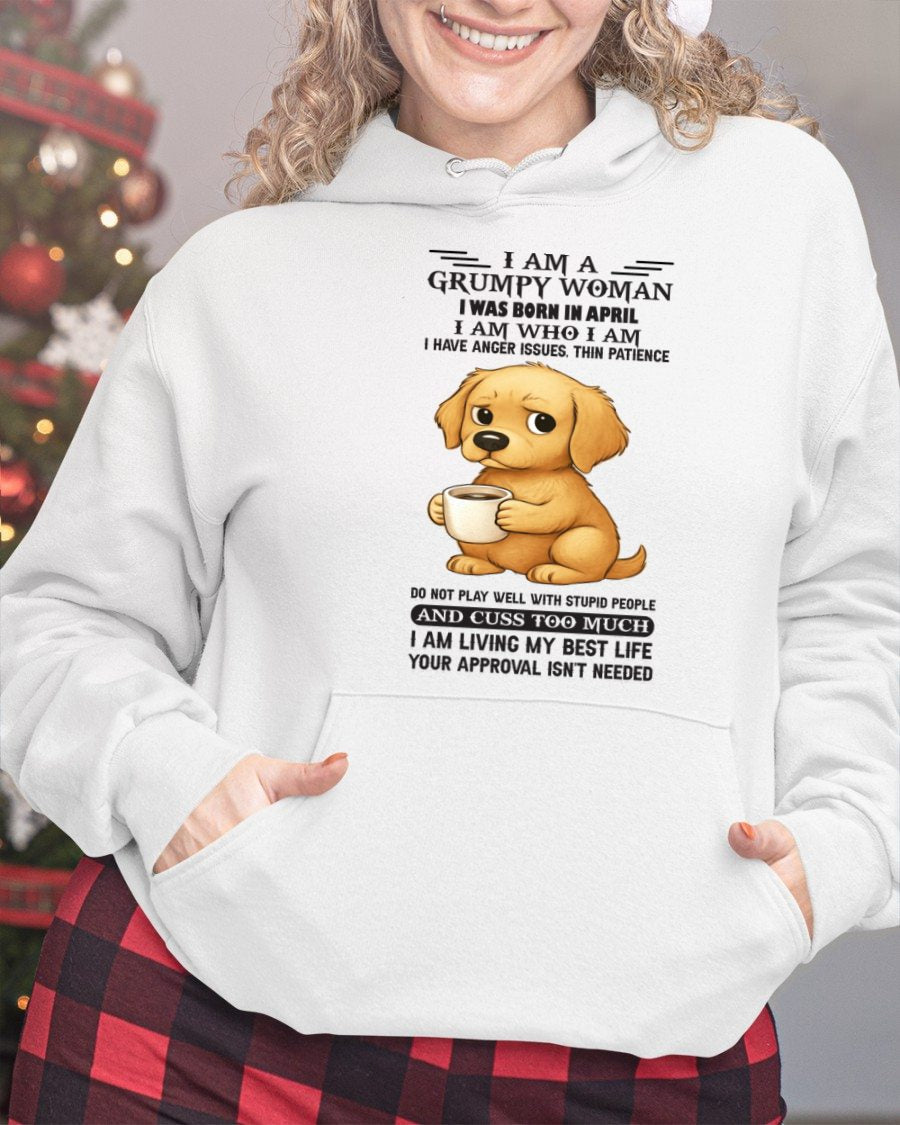 APRIL - GRUMPY WOMAN - BIRTHDAY GIFT FOR WOMEN - NTTD04 (SKU-GWD-04)