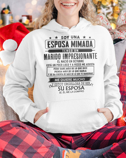 Octubre Marido - Regalo especial para Esposa - TBN - T10 (Sku.TbnA2)