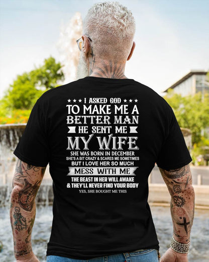 DECEMBER - ASKED GOD TO BE A BETTER MAN - GIFT FROM WIFE - NTTD12 (SKU10-109-12)