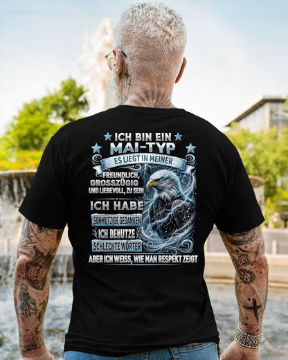 MAI - ICH WEISS, WIE MAN RESPEKT ZEIGT – GEBURTSTAGS-T-SHIRT FÜR MÄNNER - NTTD05 (SKU2605-220-05)