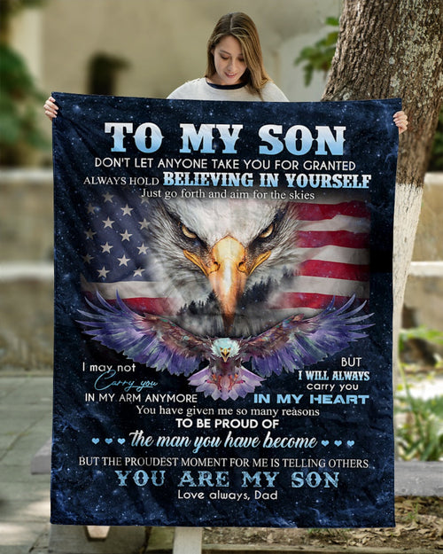 Special gift for Son Blanket From Dad (SKUB06-93)