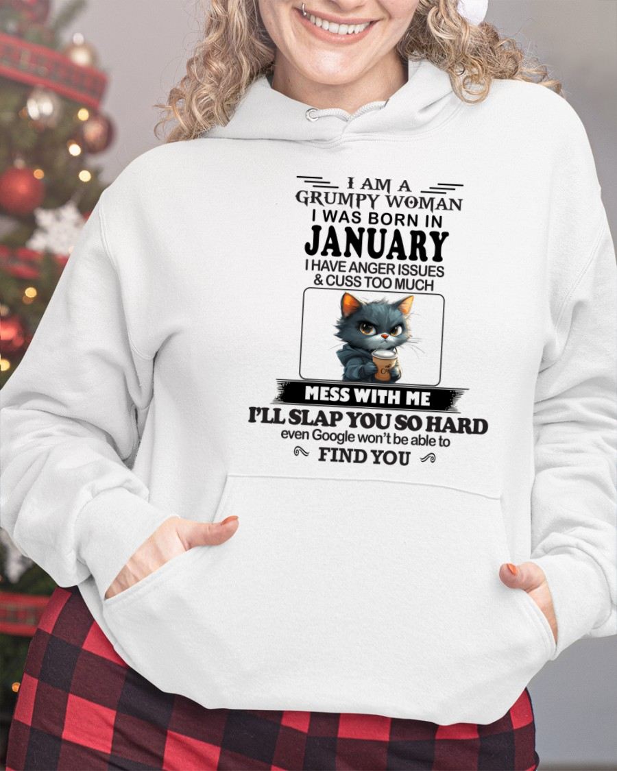 JANUARY - GRUMPY WOMAN - BIRTHDAY GIFT FOR WOMEN - NTTD01 (SKU-GPWM-01)