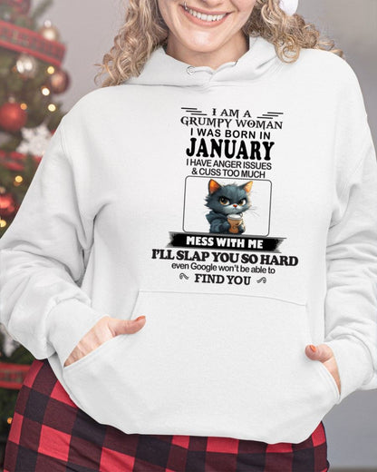 JANUARY - GRUMPY WOMAN - BIRTHDAY GIFT FOR WOMEN - NTTD01 (SKU-GPWM-01)