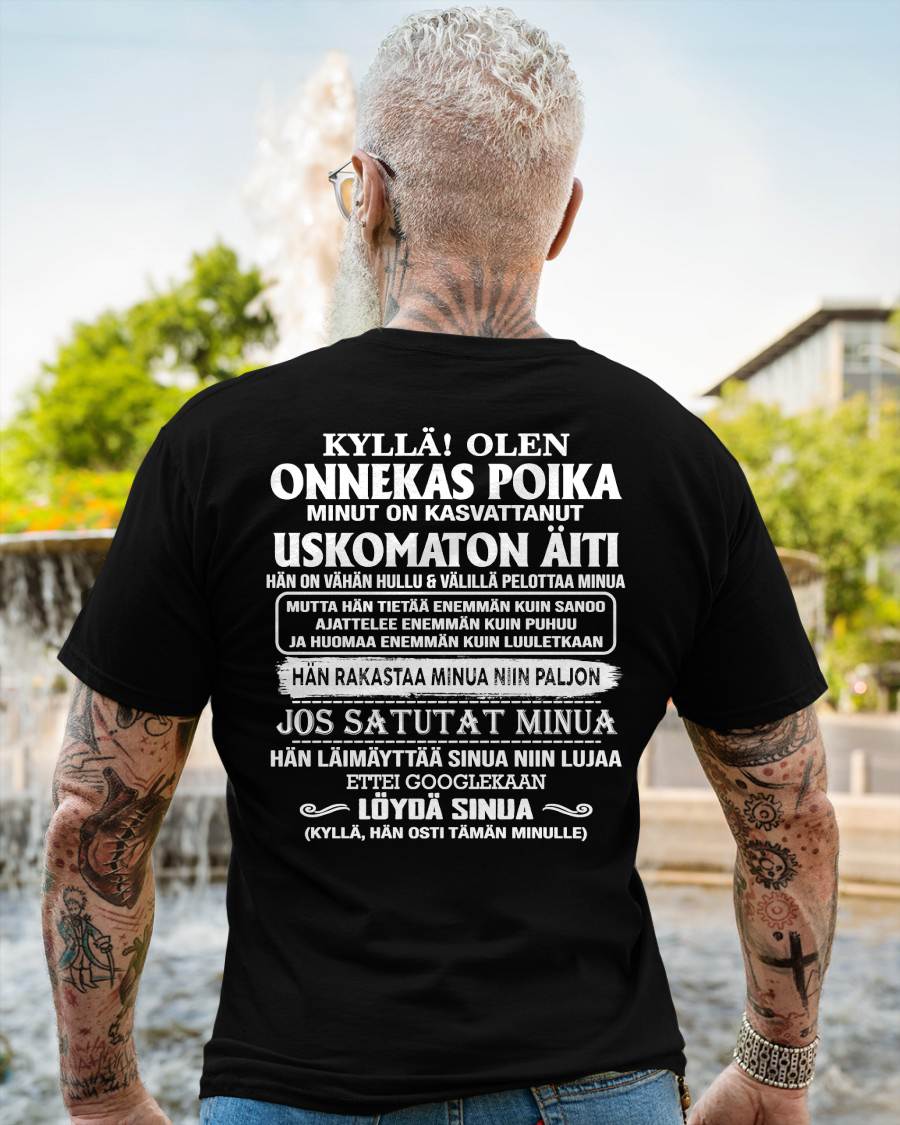 KYLLÄ! OLEN ONNEKAS POIKA - LAHJA UPEALTA ÄIDILTÄ - NTTD00 (SKU2605-108)
