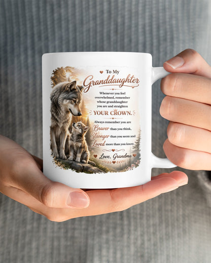 TO MY GRANDDAUGHTER MUG - GIFT FROM GRANDMA - NTTD00 (SKU2608-245)