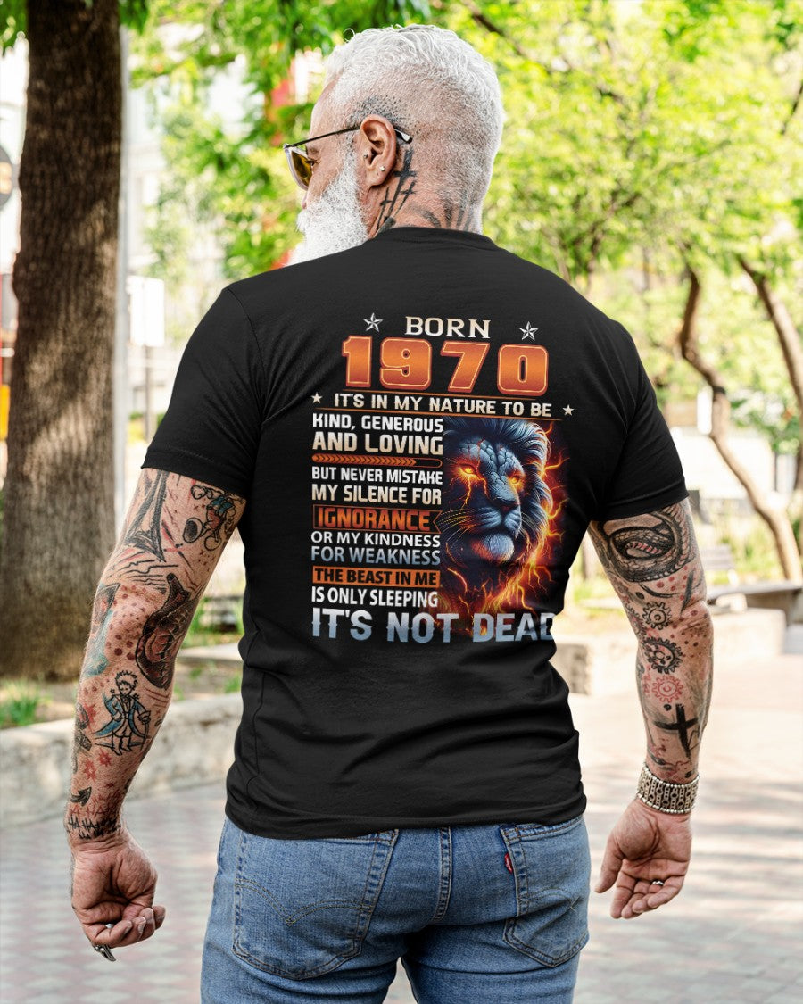 1970 Legend T-Shirt – Kind, Loving, Not Weak Us1970 (SKU07-103-70)