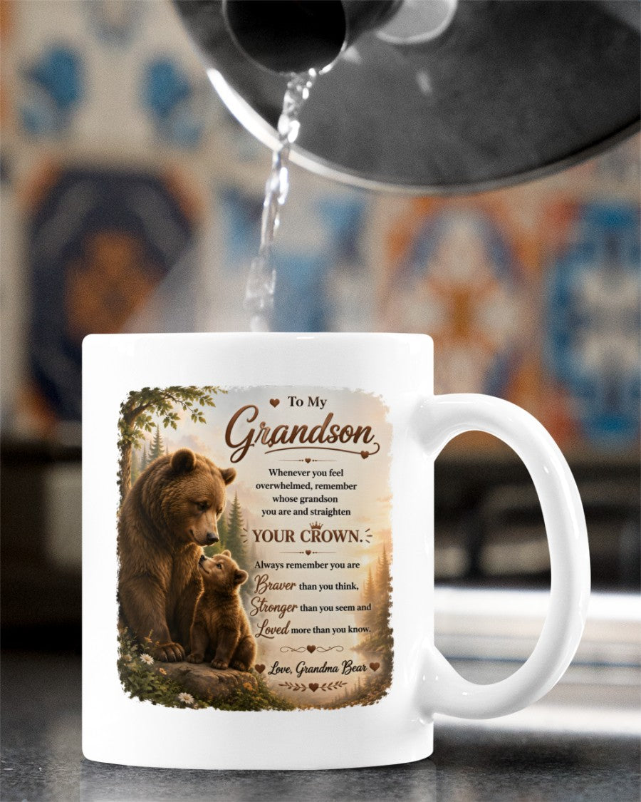 TO MY GRANDSON MUG - GIFT FROM GRANDMA - NTTD00 (SKU2608-246)