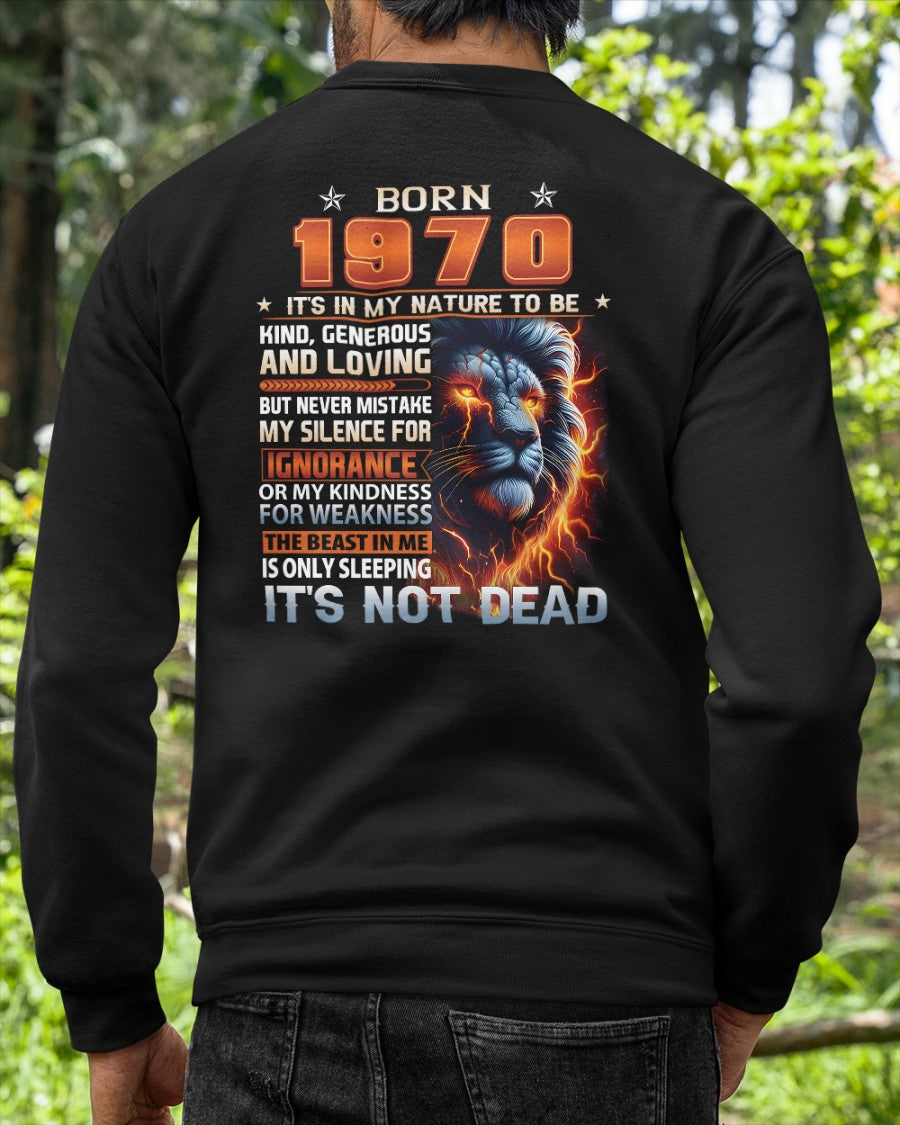 1970 Legend T-Shirt – Kind, Loving, Not Weak Us1970 (SKU07-103-70)