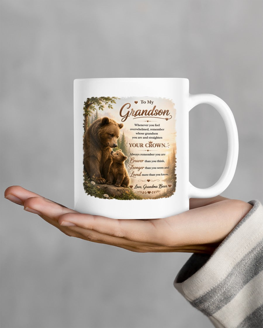 TO MY GRANDSON MUG - GIFT FROM GRANDMA - NTTD00 (SKU2608-246)