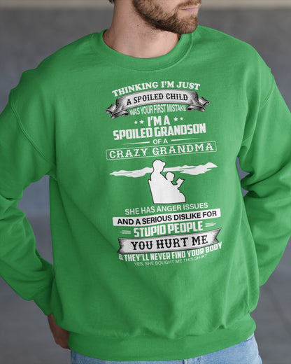 Spoiled by Grandma Shirt – From Grandma to Grandson NTTD00 (SKU-GMS2-00)