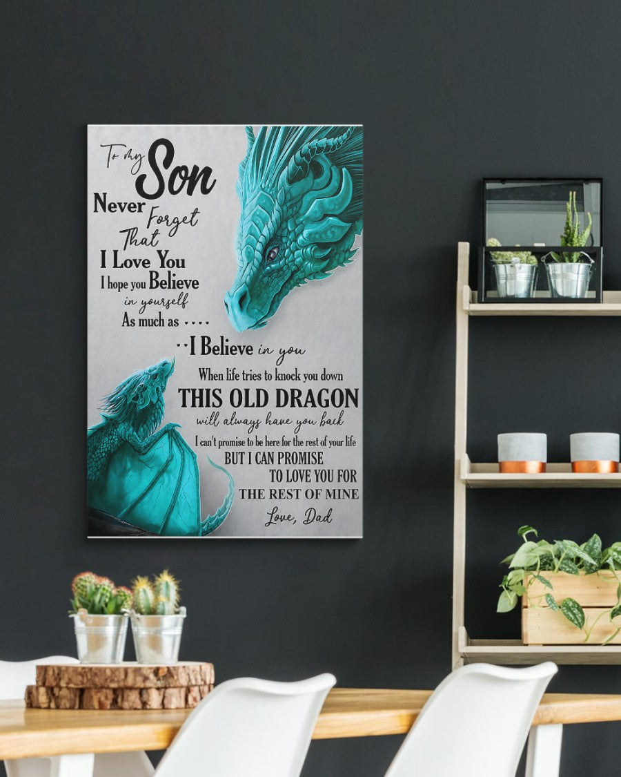 CANVAS FOR SON - BEST GIFT FROM DAD - NTTD00 (SKU2605-179)