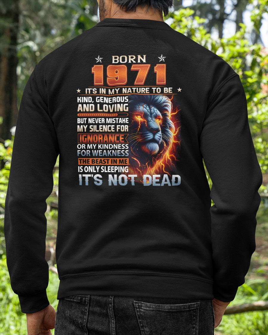 1971 Legend T-Shirt – Kind, Loving, Not Weak Us1971 (SKU07-103-71)